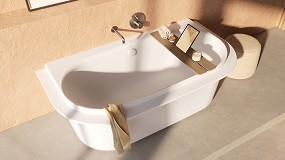 Foto de Christian Werner incorpora una baera a la serie Vitrium de Duravit