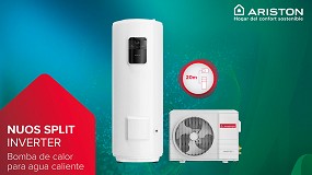 Ariston ampla la flexibilidad de instalacin de la gama Nuos Split Inverter Wifi y refuerza su posicin en ACS renovable