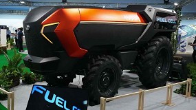 Kubota muestra un tractor autnomo con pila de combustible de hidrgeno y 100 CV