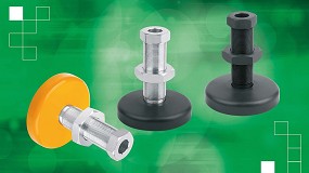 Norelem lanza pies de mquina con tornillo hueco