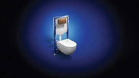 Foto de Geberit presenta en Efintec la combinación de inodoro suspendido y cisterna empotrada con fácil instalación