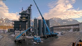 Foto de Benninghoven unifica y moderniza dos plantas de mezcla asfltica en el valle del Rin Alpino
