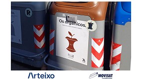 Foto de MOVISAT, partner tecnolgico de Arteixo en su Programa de cierre de contenedores orgnicos