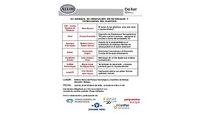 Allod y Gaiker celebran en Bizkaia su XV Jornada sobre Innovacin en Materiales y Tecnologas del Plstico