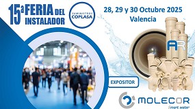Foto de Molecor, expositor en la 15 Feria del Instalador de Coplasa