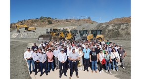 Caterpillar pone el broche al VII Congreso Nacional de ridos con una demostracin en su centro de Mlaga