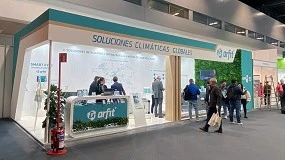 Foto de Arfit presente no Saln Internacional de la Climatizacin y la Refrigeracin de Madrid