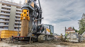 La perforadora LB 55 de Liebherr, protagonista en la extensin del metro de Mnich
