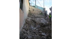 Foto de Kayati realiza con xito la demolicin de roca dura entre fachadas con el cemento expansivo Cras