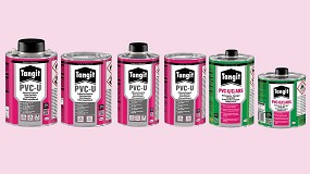 Tangit aplica acero bluemint en sus nuevas latas de adhesivos y limpiadores