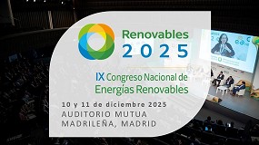 El IX Congreso Nacional de Energas Renovables presenta un programa centrado en los retos tcnicos del sistema elctrico