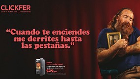 Clickfer presenta su folleto de calefaccin Cuando te enciendes me derrites hasta las pestaas