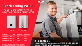 Hasta 1.200 euros para instaladores por comprar calderas en el Black Friday de Wolf