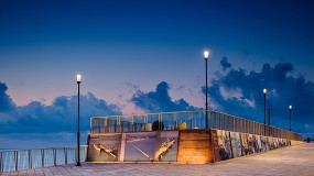 Paseo mar�timo de Sagunto: alumbrado vanguardista e inmune a la corrosi�n junto al Mediterr�neo