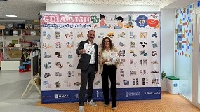 Foto de Entrevista a Pablo Busó, responsable de Investigación de Usuario/a y Valores Educativos de AIJU, y Ana Mata, coordinadora Guía AIJU