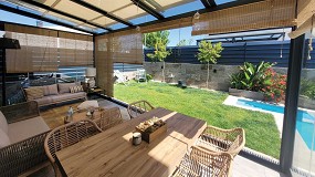 Protecci�n solar inteligente: integraci�n total entre un techo m�vil TKM de Tecnikor y toldos veranda