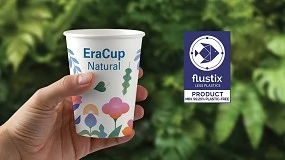 Foto de Lecta obtm a certificao Less Plastics Product para soluo EraCup Natural