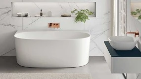 Foto de Nuovvo presenta Denis: la bañera adosada de diseño ergonómico y material durable Nuovvotouch