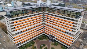 Foto de Los tejidos Masacril de Sauleda visten el histórico edificio Het Slotervaart de Ámsterdam