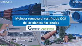 Foto de Molecor sigue impulsando su compromiso ambiental con la renovaci�n de la certificaci�n OCS Europe en todos sus centros nacionales