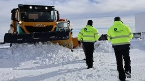 Foto de IP: tr�s novos limpa-neves refor�am capacidade operacional na Serra da Estrela