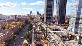 Acelera el soterramiento de la Castellana, con la participaci�n de maquinaria Liebherr de Pilotes S�nchez