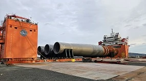 Foto de Navantia Seanergies y Windar Renovables completan los monopilotes del parque eólico marino East Anglia Three para Iberdrola
