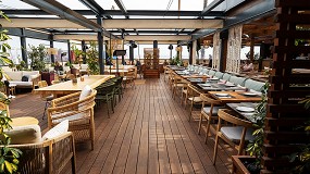 La tarima de bamb� Dasso, protagonista en la reforma del restaurante A�a� Beach de Barcelona