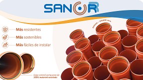 Foto de Molecor lanza SANOR Recycled, el primer tubo de PVC Orientado para saneamiento con un 60% de material reciclado