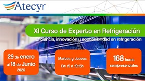 Atecyr inaugura el 29 de enero la XI edici�n de su Curso de Experto en Refrigeraci�n