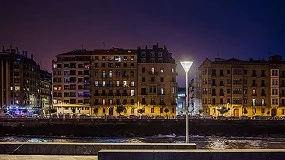 Foto de San Sebastián, alumbrado robusto y resistente a la salinidad del entorno