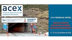 Foto de Acex y Ctop organizan el curso 'Túneles de Carretera. Instalaciones y Seguridad. Explotación y Mantenimiento'