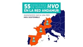 Foto de Andamur amplía su red europea de estaciones de servicio con suministro de HVO