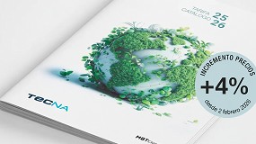 Tecna actualiza los precios de su Tarifa Cat�logo 2025/2026