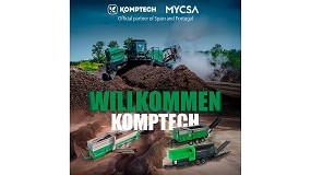 Foto de Komptech nombra a Mycsa distribuidor exclusivo de sus equipos móviles para España y Portugal