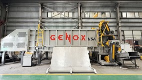 Foto de Genox presenta la J2000, la mayor trituradora de tubos del mundo