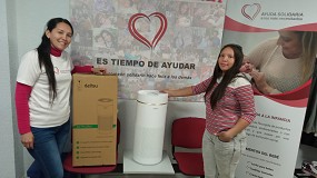 Foto de Eurofred dona 50 purificadores de aire a la ONG Ayuda Solidaria para mejorar la salud de familias vulnerables en Madrid