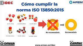 Foto de Ermec presenta la Gu�a de la ISO 13850:2015 para sistemas de paro de emergencias en maquinaria