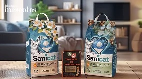 Foto de Sanicat Essential Oils, la primera arena para gatos que controla los olores con aceites esenciales, premiada como 'Producto Innovador del Año'