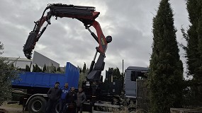 Foto de La gr�a Palfinger PK 480 TEC aterriza en Baleares de la mano de Transportes Franzar