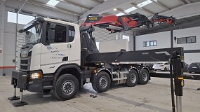 Eurogr�as Parra apuesta por la gr�a articulada Palfinger PK 1350 TEC
