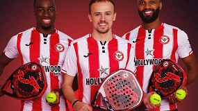 Joma fusiona f�tbol y p�del con una pala exclusiva creada para el Brentford FC