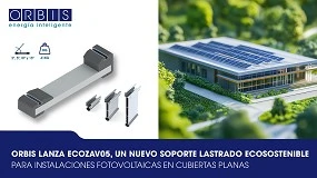 Foto de Orbis lanza Ecozav05, un nuevo soporte lastrado ecosostenible para instalaciones fotovoltaicas en cubiertas planas