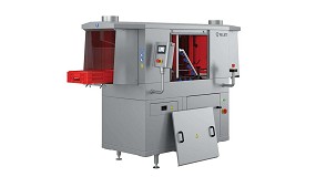 La lavadora de bandejas Lurea TEC 150 optimiza el lavado continuo de envases en la industria alimentaria