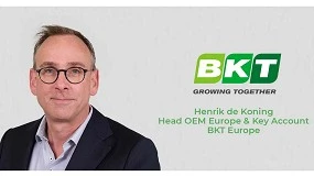 Foto de Henrik de Koning, nuevo Head OEM Europe de BKT Europe