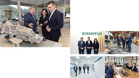 Mikel Jauregi visita la planta de Schaeffler en Elgoibar