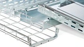 Foto de AISCAN: esteiras met�licas certificadas para suporte de cabos