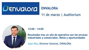 Foto de Envalora presenta el balance del primer a�o de la RAP para envases industriales y comerciales en Plastics & Rubber