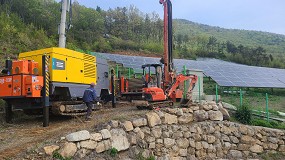 Foto de Acceso a aguas subterr�neas profundas en Corea del Sur gracias al Atlas Copco X28