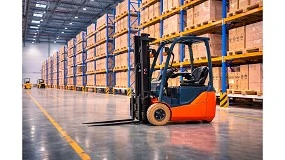 Foto de Las baterías de Sunlight para las carretillas elevadoras